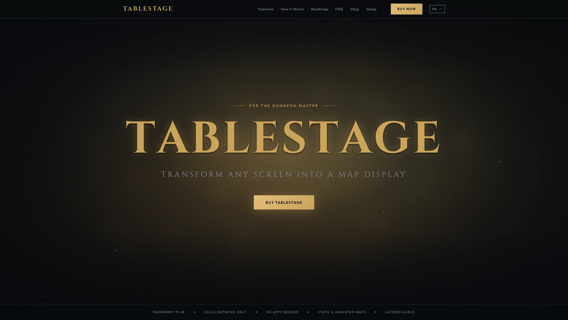 Tablestage — Desktop